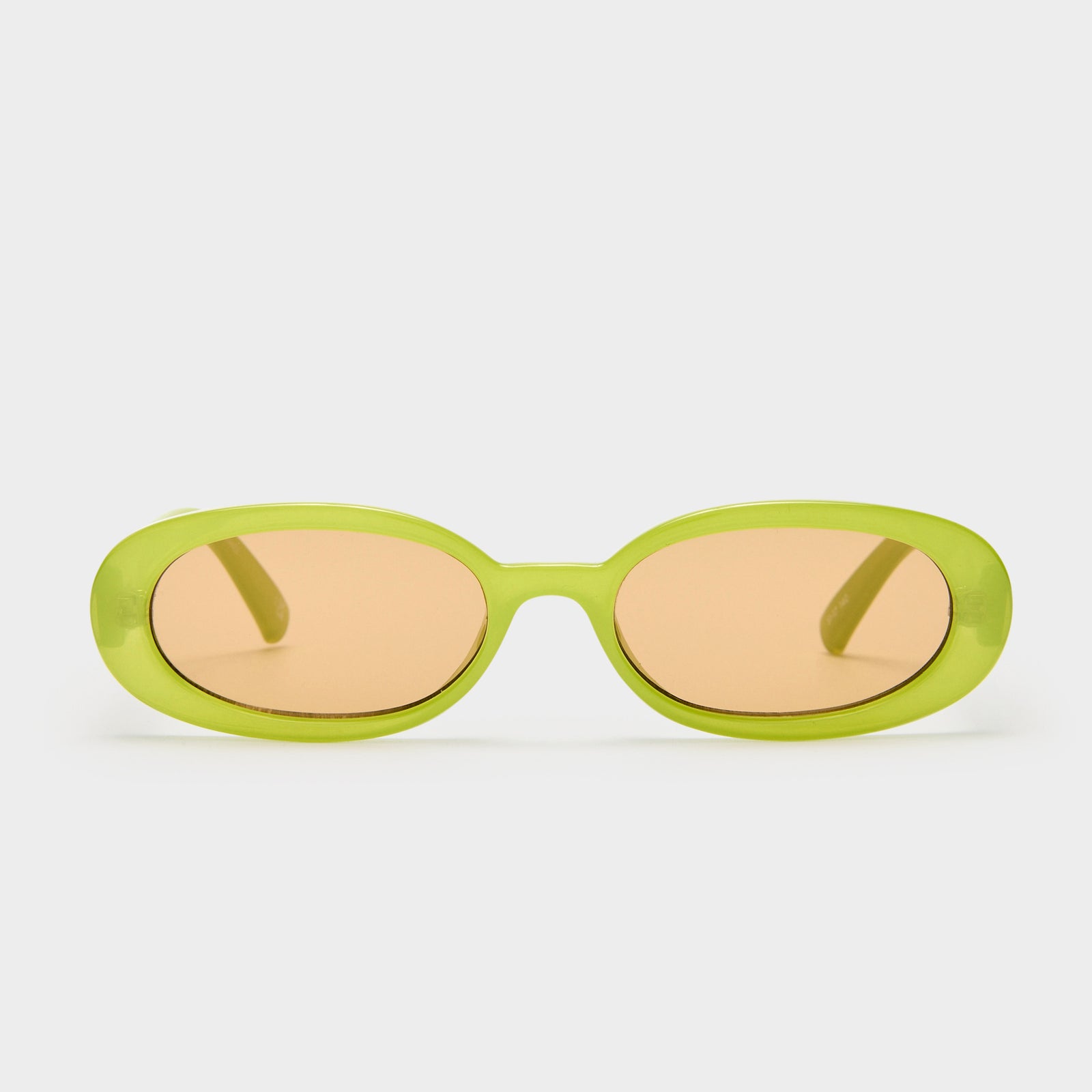 Green oval sunglasses hotsell