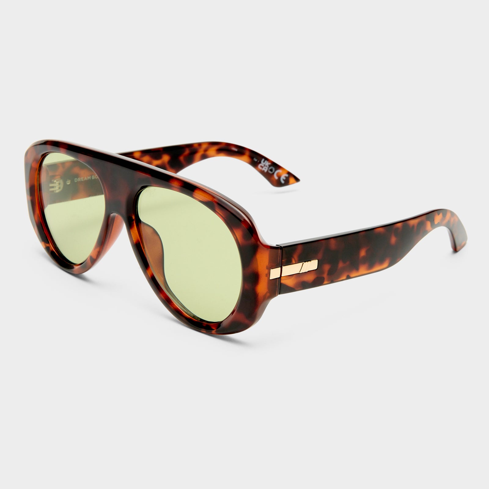 Dream Boat Tort Female Aviator Sunglasses | Le Specs