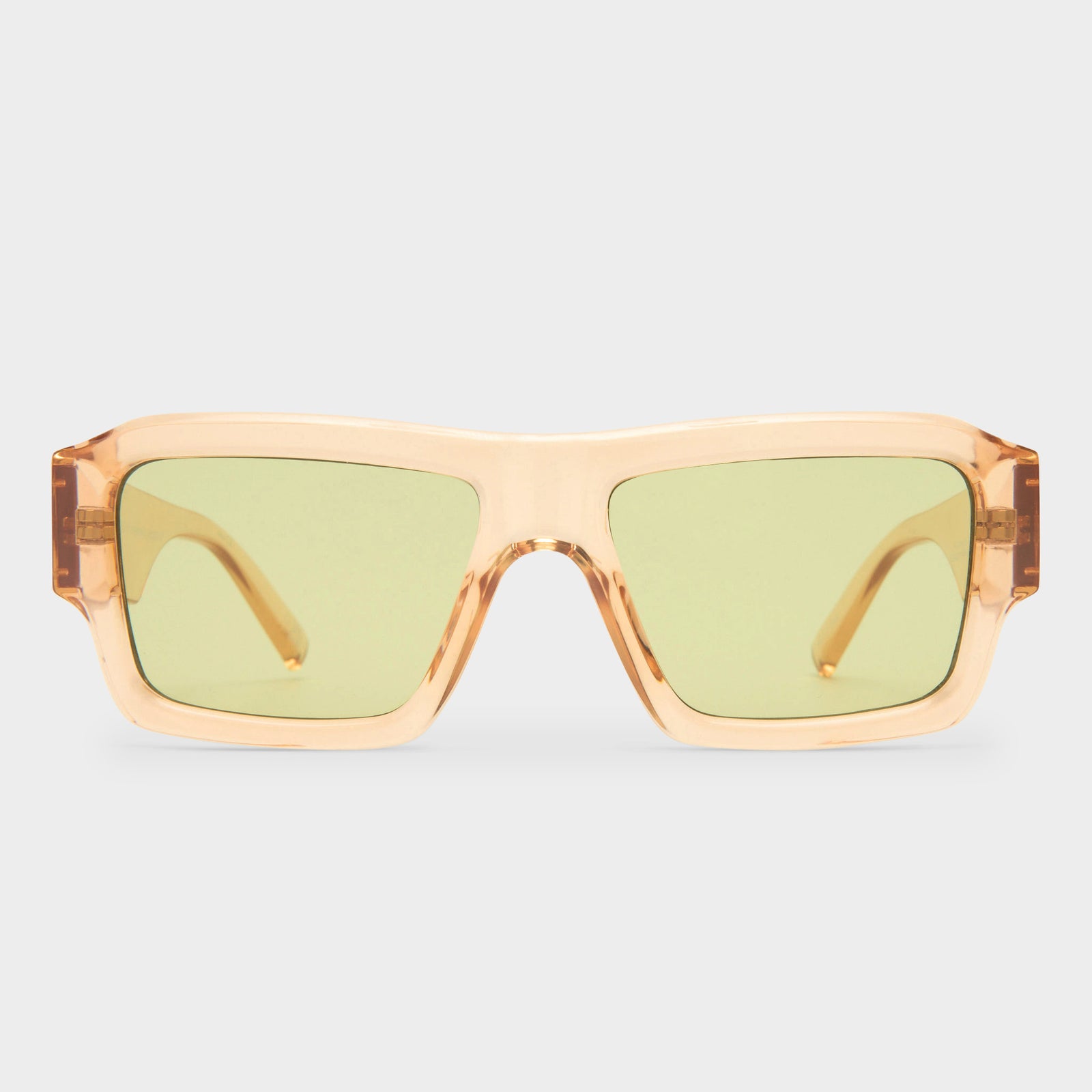 Polygraph Sand Female Rectangle Sunglasses | Le Specs