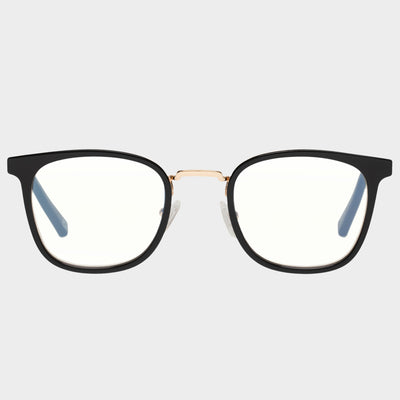 RACKETEER | BLUE LIGHT BLACK GLASSES