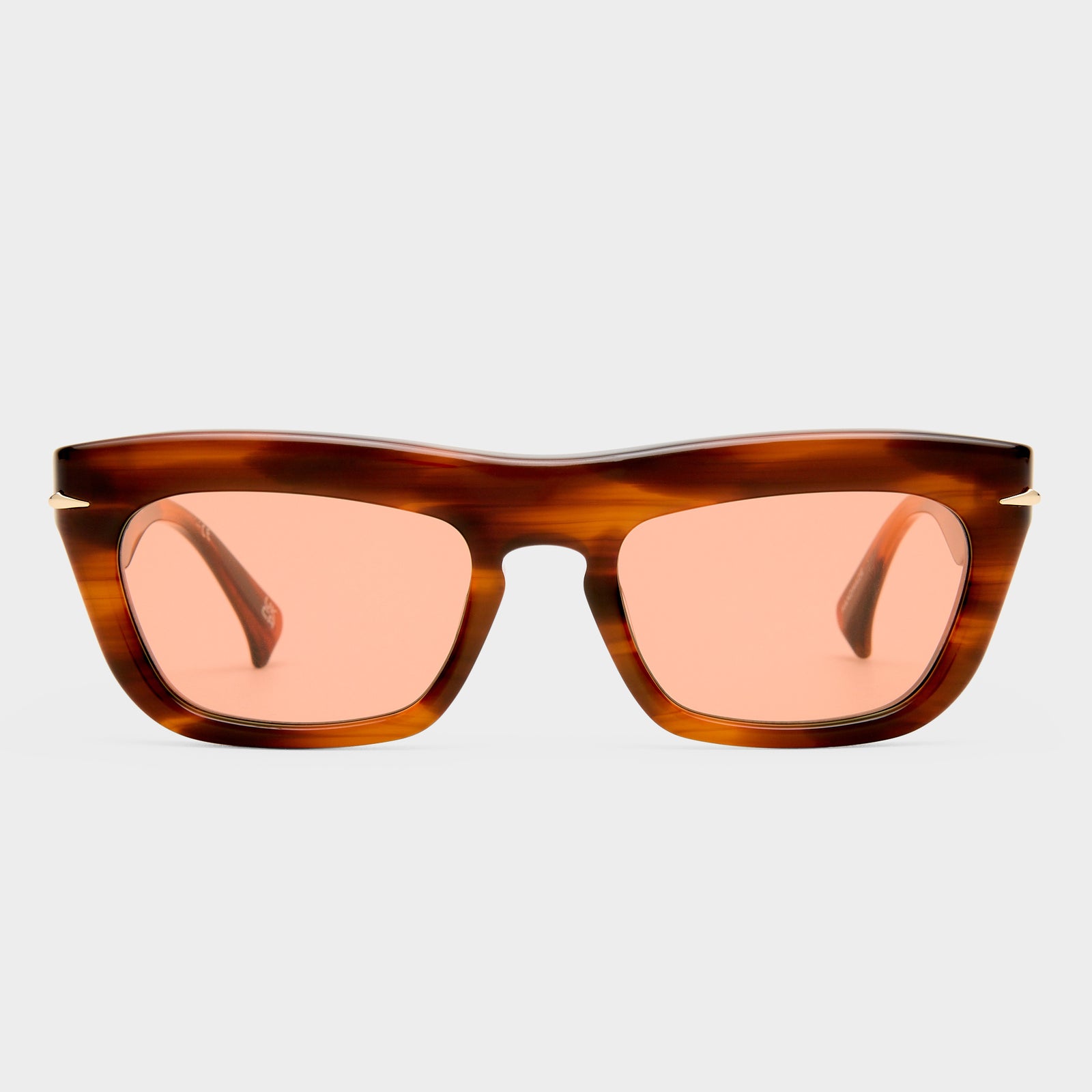 Numero Nueve Teak Female D-Frame Sunglasses | Le Specs