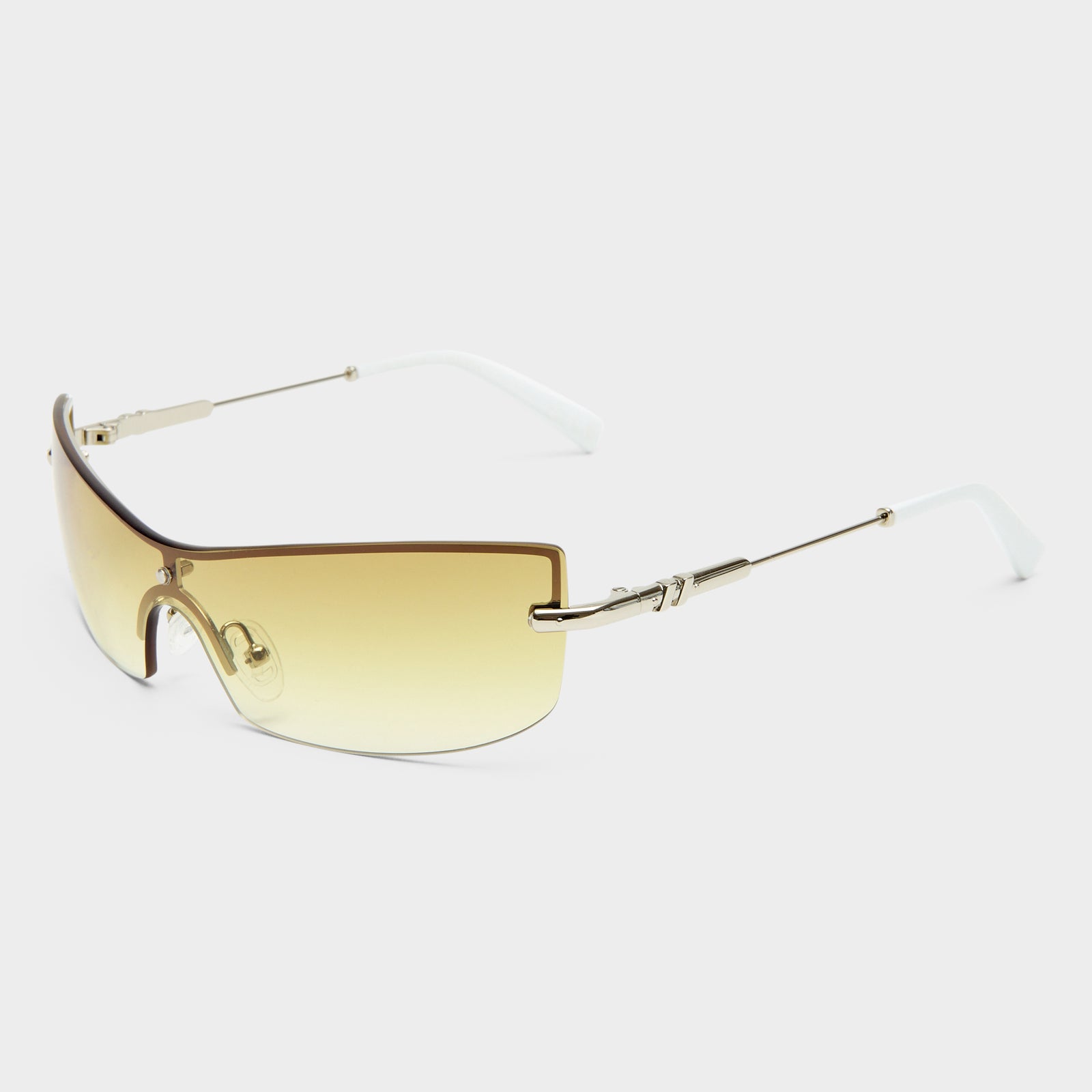 Velvetine Silver Uni-Sex Wrap Sunglasses | Le Specs