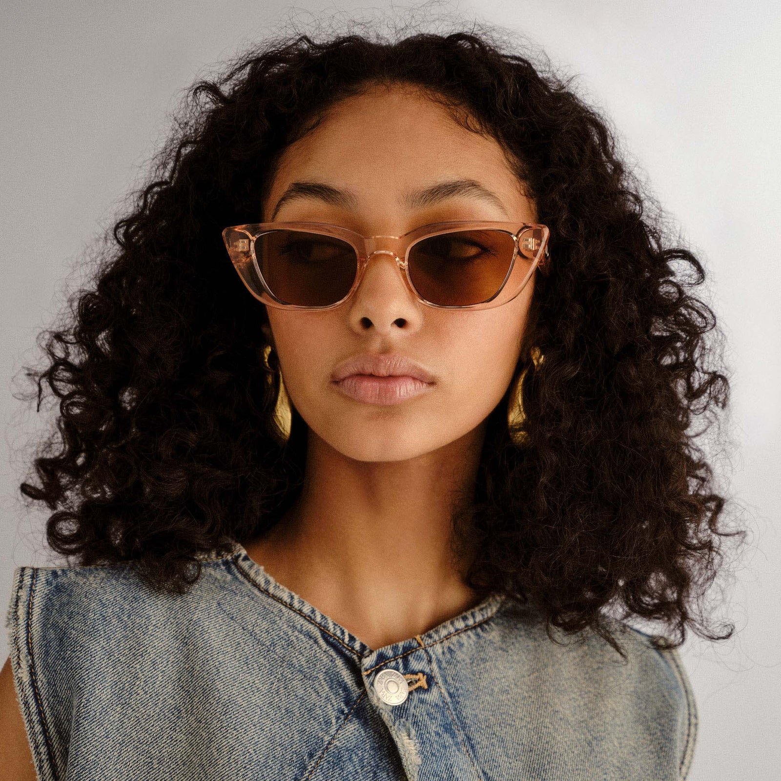 Dream Lover Blush Female Cat-Eye Sunglasses | Le Specs