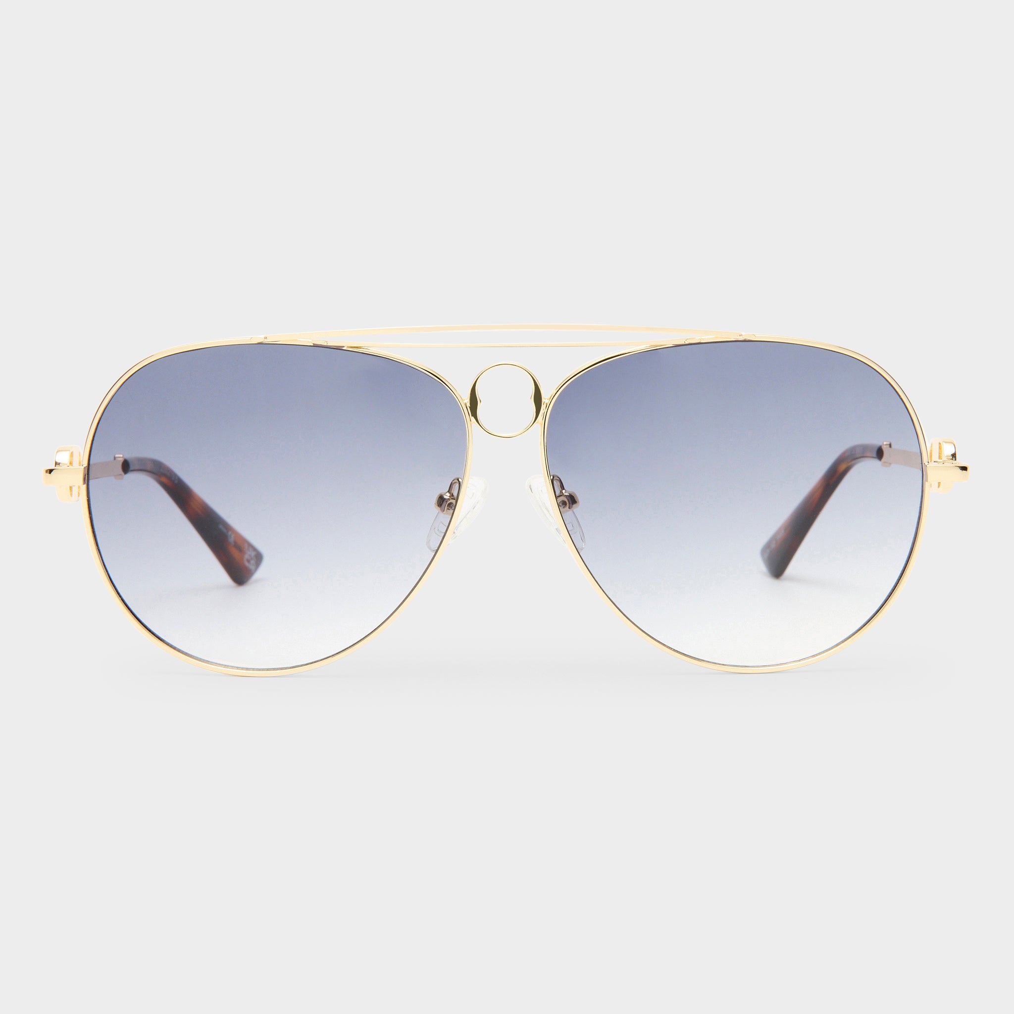【関税込み】Le Specs ゴールド＆ホワイト Enigmatic サングラス Le Specs: Gold & White Enigmatic Sunglasses | SSENSE 日本