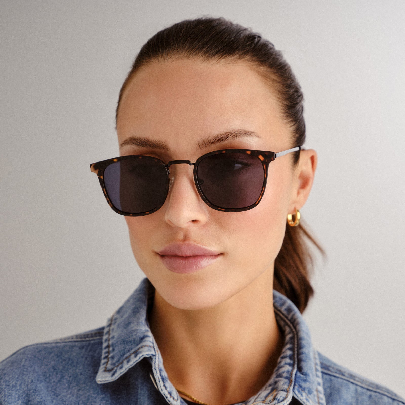 75000 Rackateir Racketeer Matte Tort Uni-Sex D-Frame Sunglasses | Le Specs