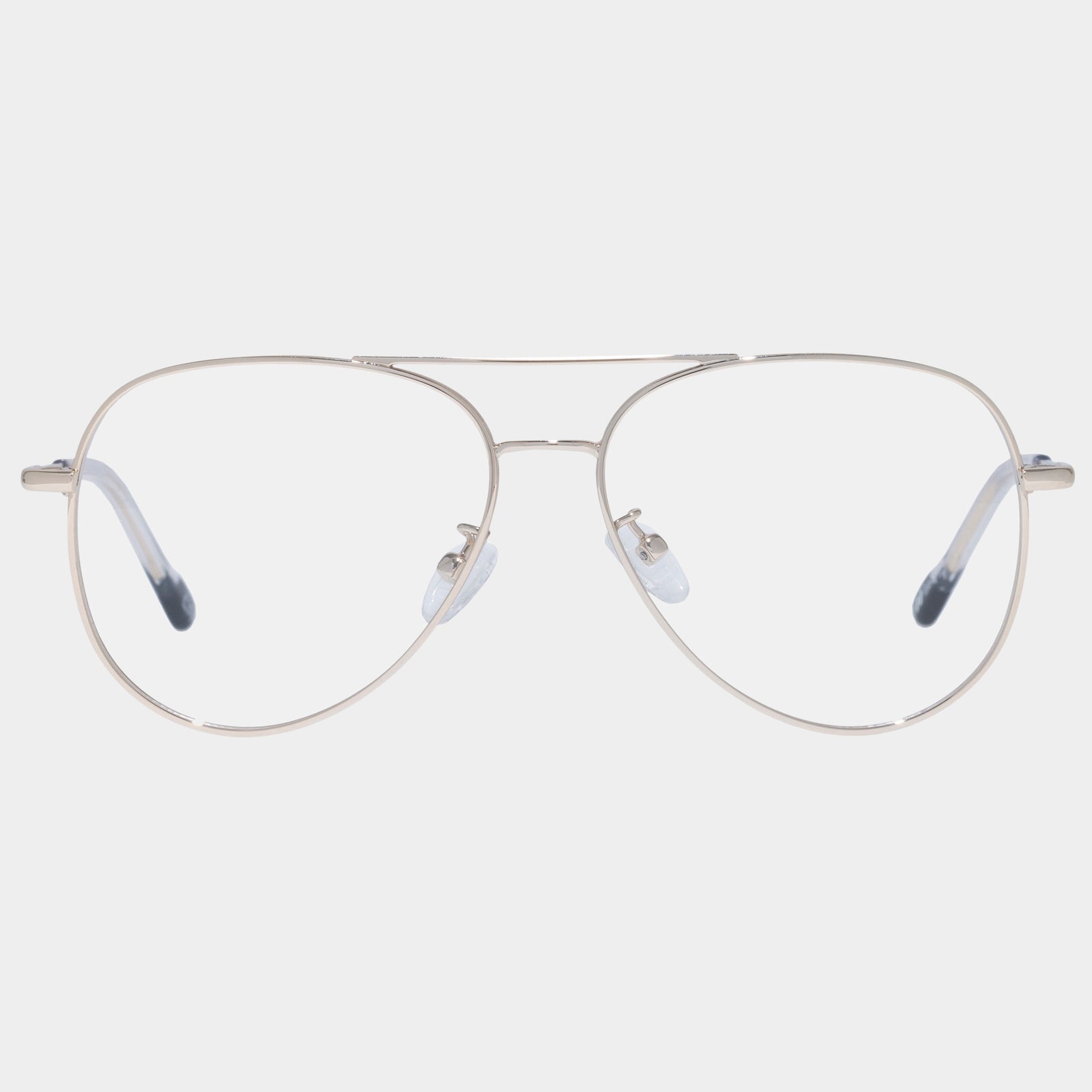 Compass Gold Uni Sex Aviator Optical Glasses Le Specs