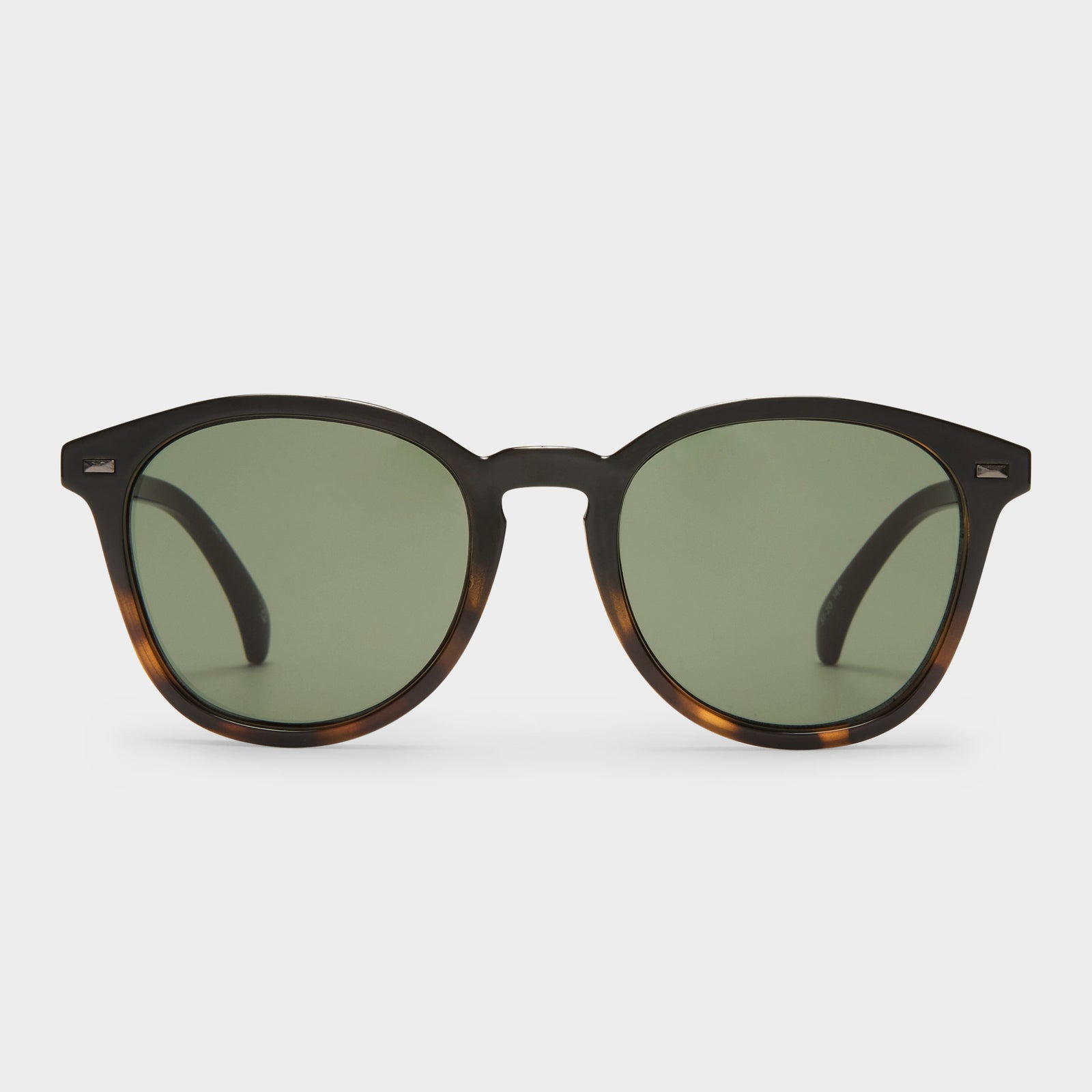 Bandwagon Black Tort Uni-Sex Round Sunglasses | Le Specs