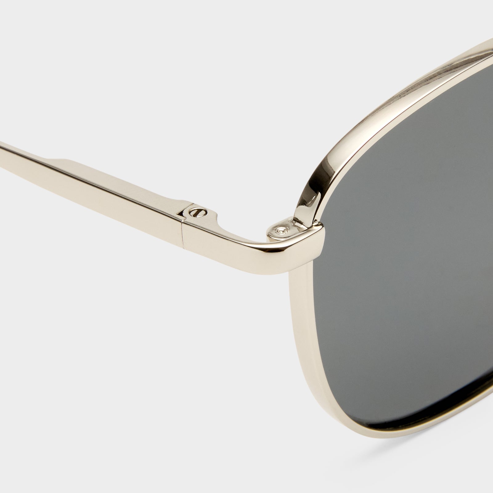 Neptune Deux Silver Uni-Sex Square Sunglasses | Le Specs