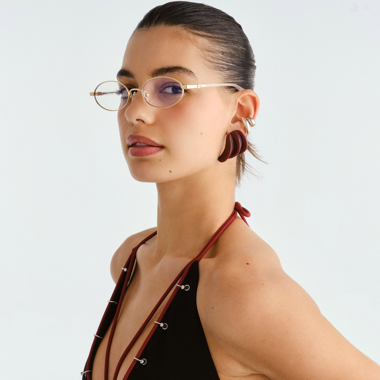 Icicle Gold Uni-Sex Wrap Blue Light | Le Specs