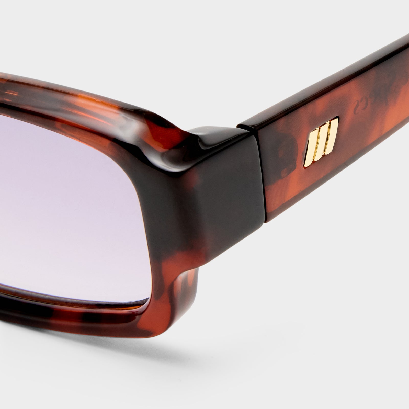 Dial Tone Toffee Tort Uni-Sex Rectangle Sunglasses | Le Specs