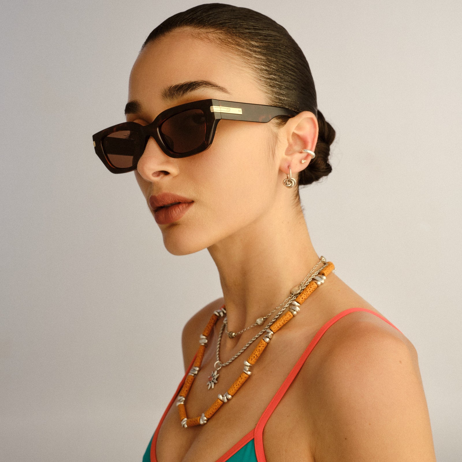 Cubito + Tort Uni-Sex D-Frame Sunglasses | Le Specs