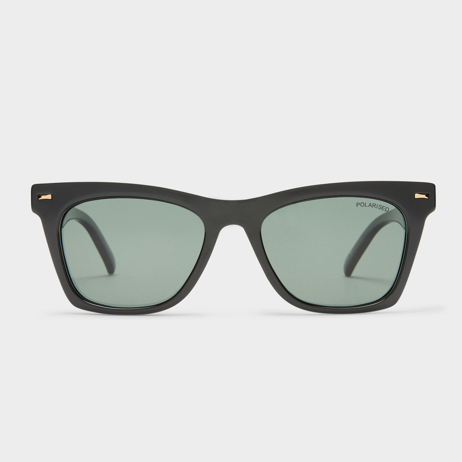 Chante Black Uni-Sex D-Frame Sunglasses | Le Specs