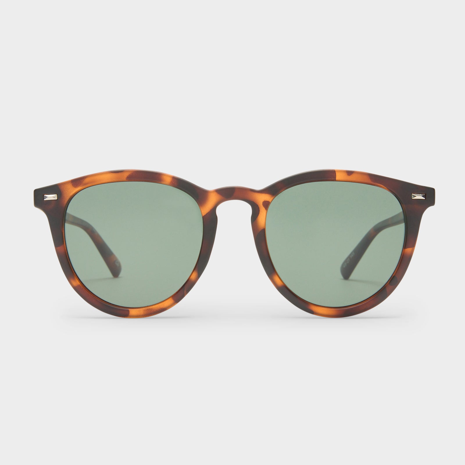 Fire Starter Matte Tort Uni-Sex Round Sunglasses | Le Specs