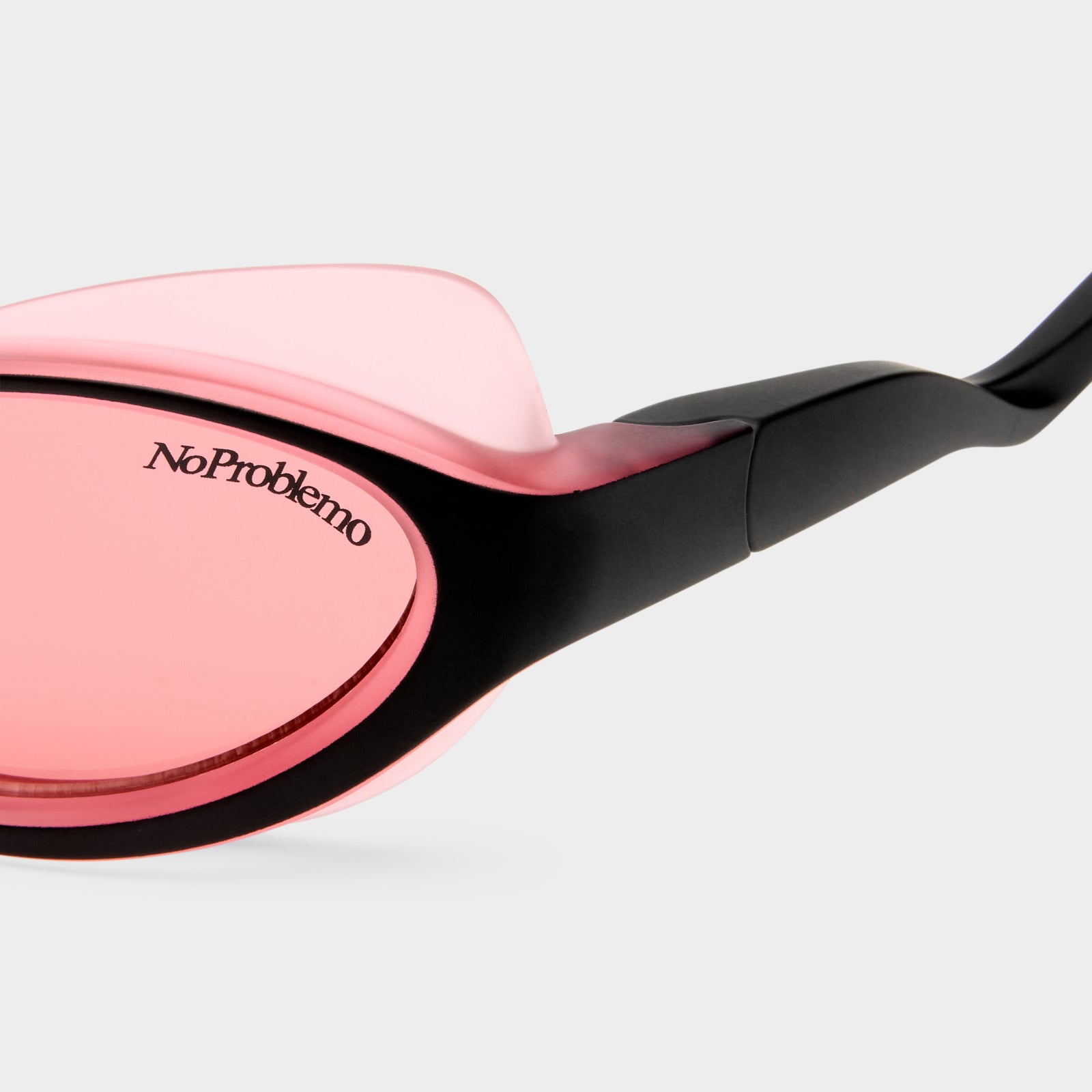 Lyra Black Uni-Sex Oval Sunglasses | Le Specs