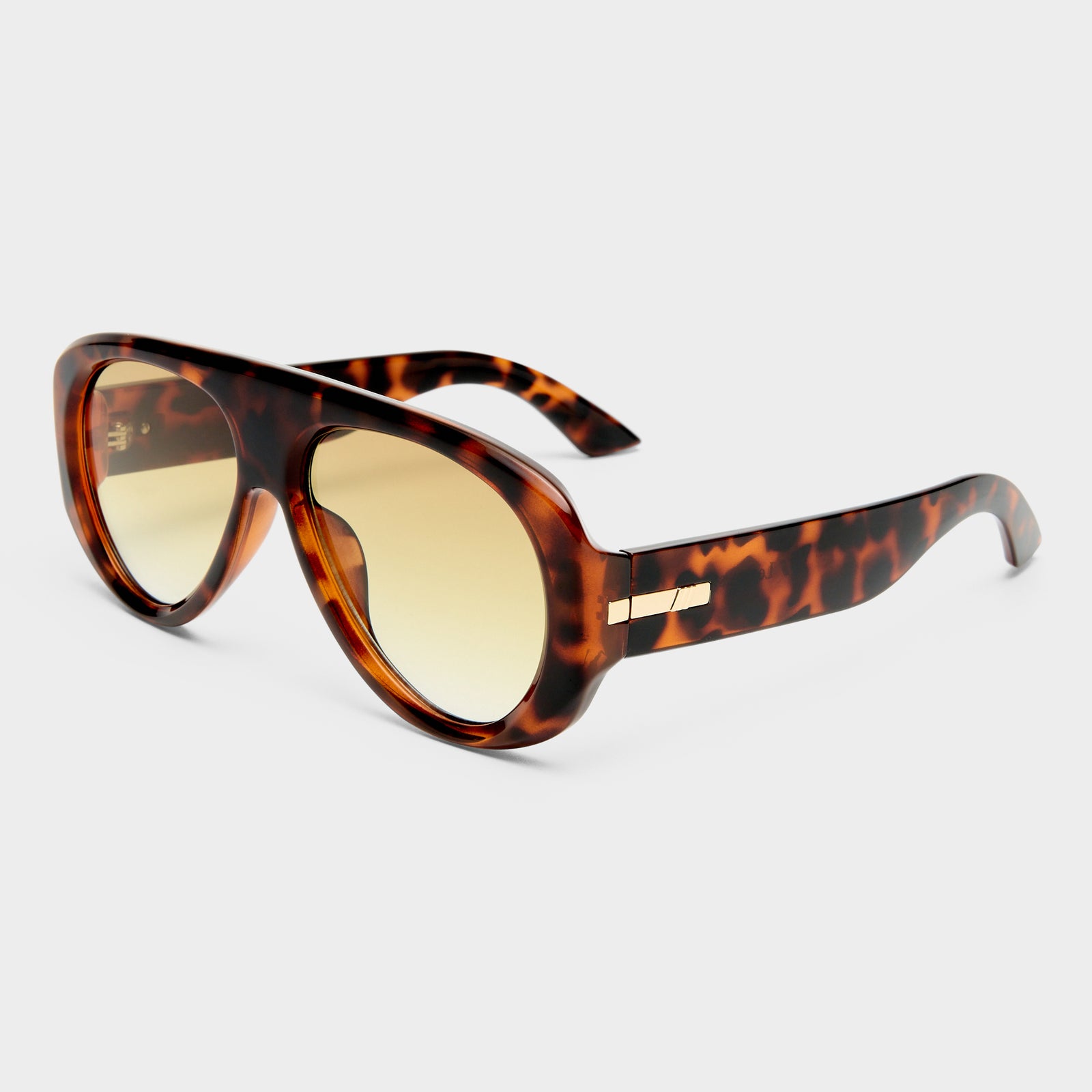 Dream Boat Tort Female Aviator Sunglasses | Le Specs
