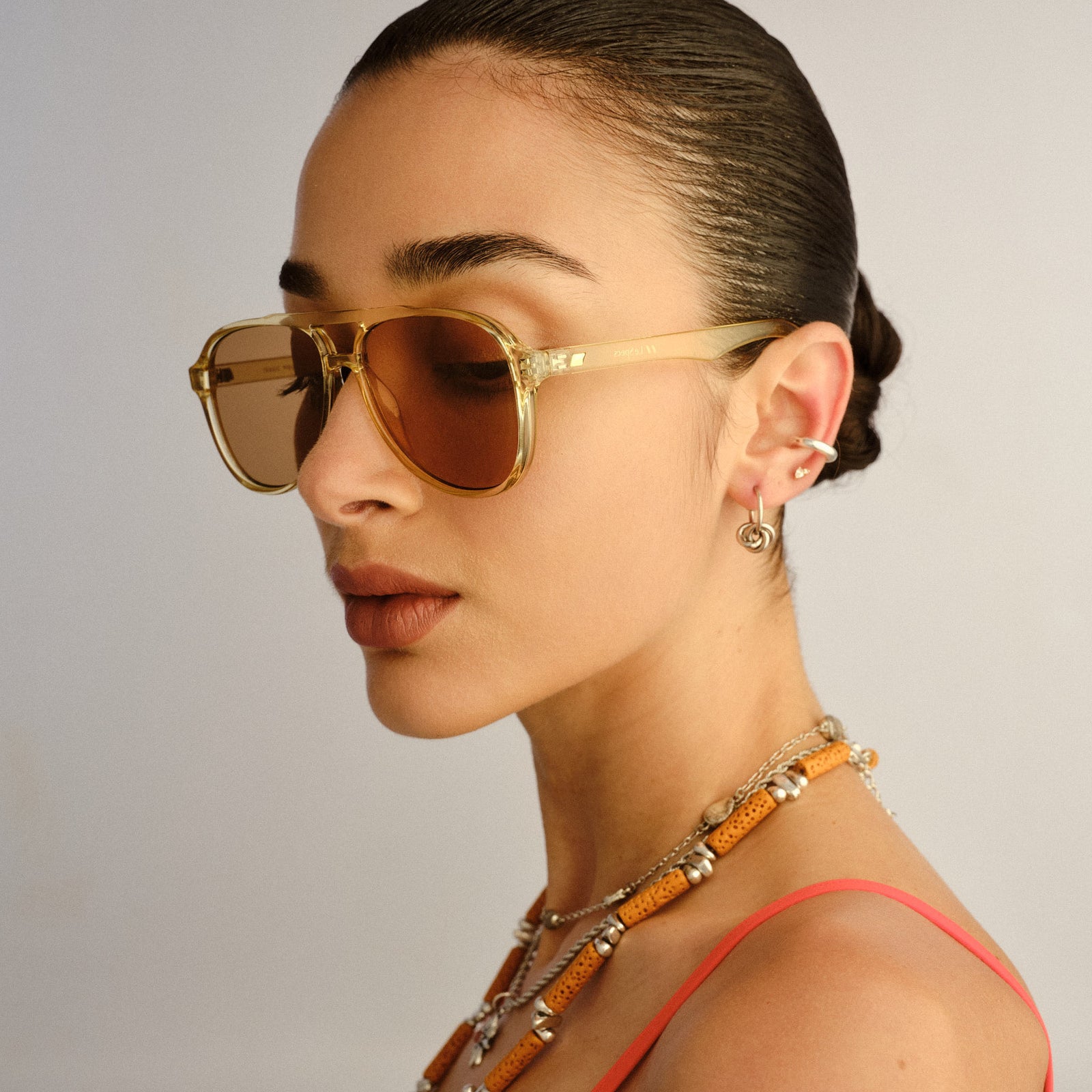 Tragic Magic Sage Uni-Sex Aviator Sunglasses | Le Specs