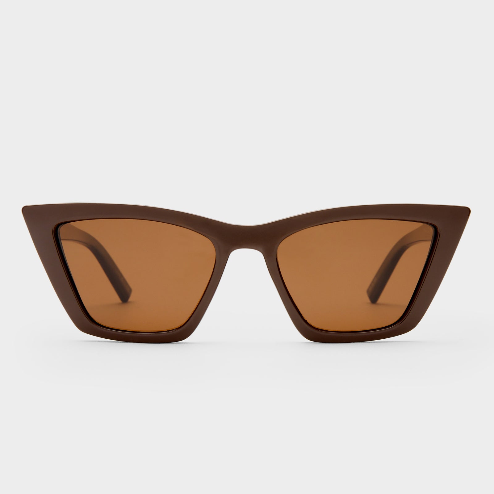 Velodrome Cocoa Female Cat-Eye Sunglasses | Le Specs