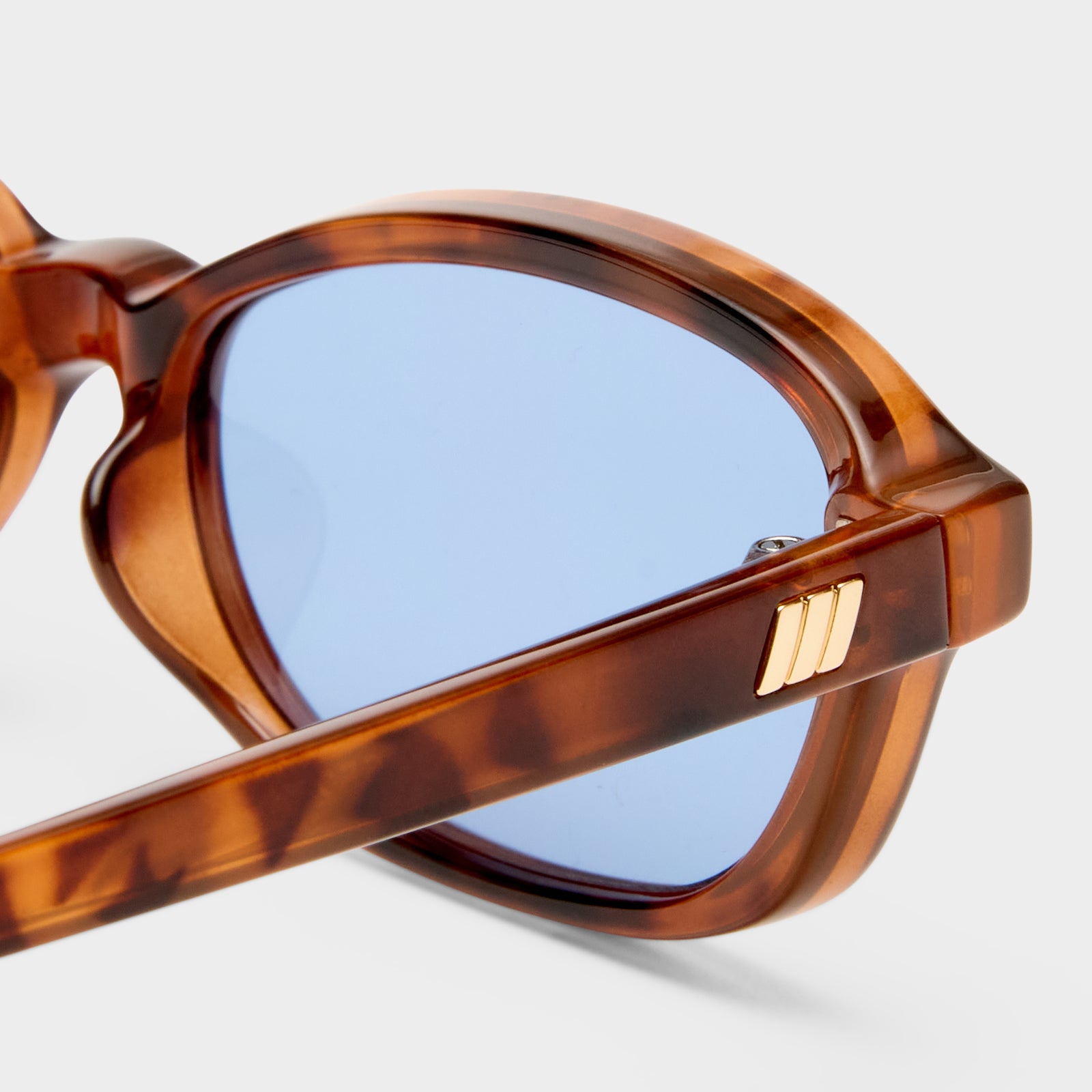 Honey Pot Amber Tort Female Rectangle Sunglasses | Le Specs