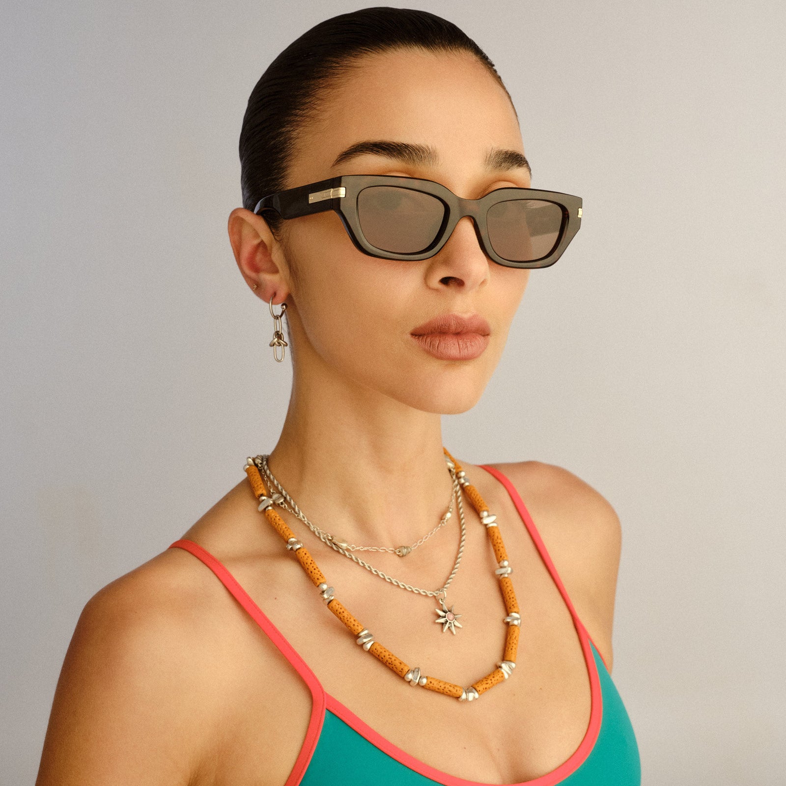 Cubito + Tort Uni-Sex D-Frame Sunglasses | Le Specs