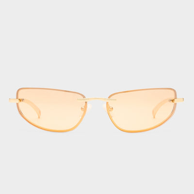 BUBBLES | GOLD AMBER TINT W SILVER FLASH