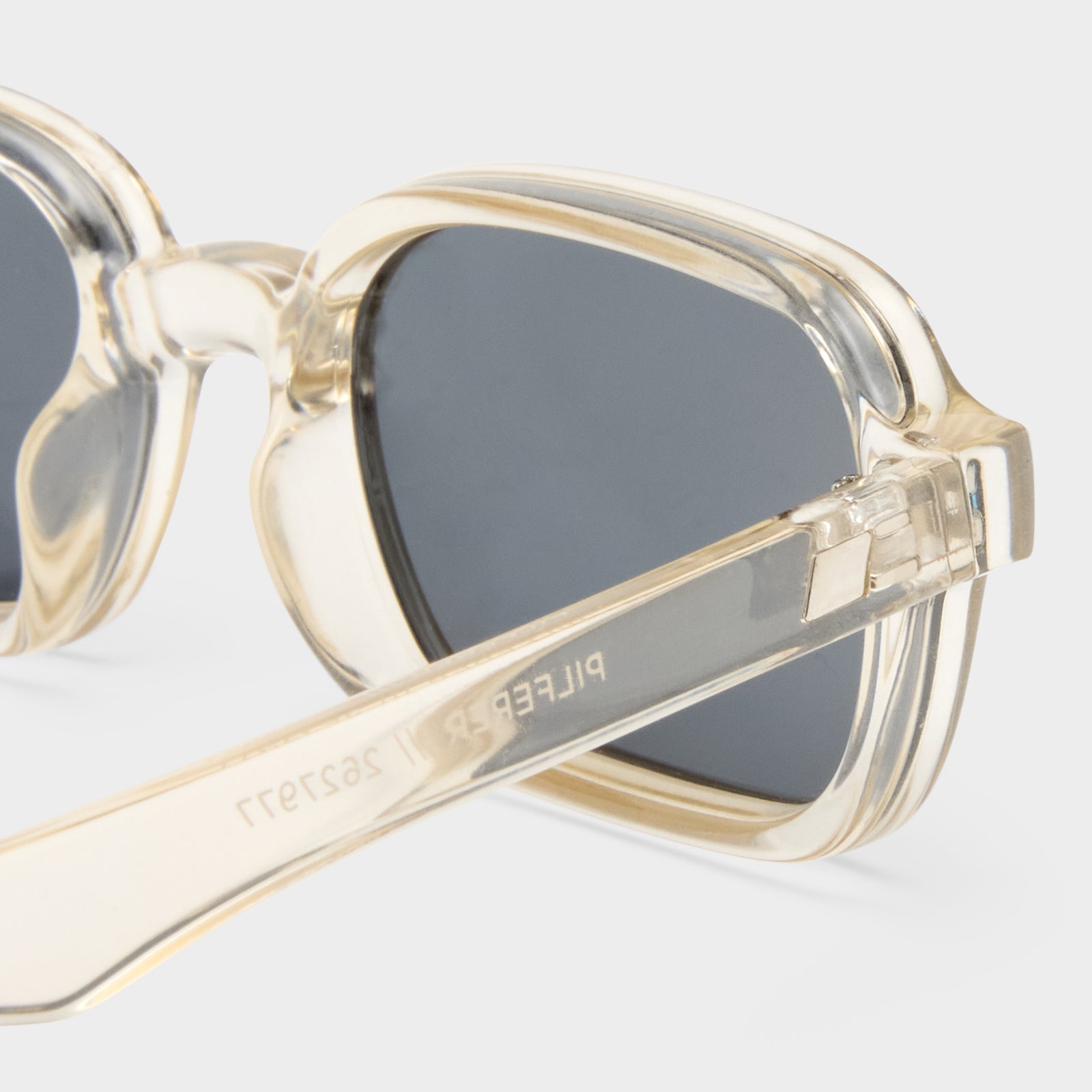 Pilferer Pewter Uni-Sex Rectangle Sunglasses | Le Specs