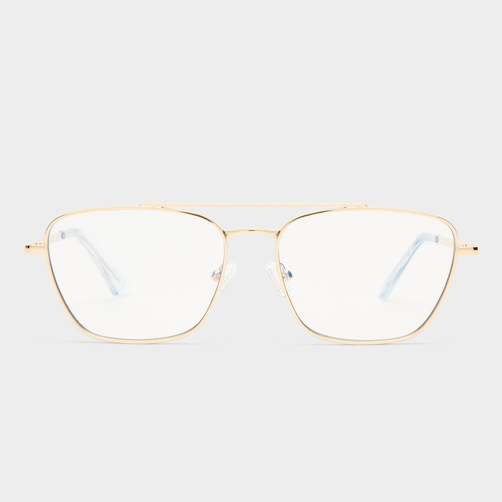 Diametric Gold Uni-Sex Aviator Blue Light | Le Specs