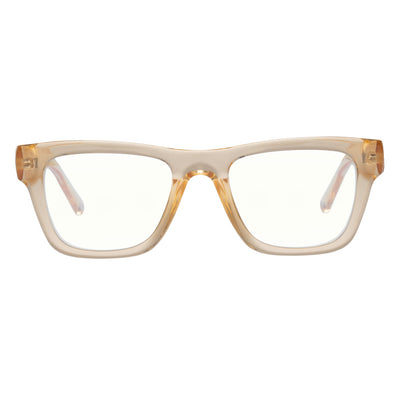 Le Phoque Blue Light Sand Uni-Sex D-Frame Glasses