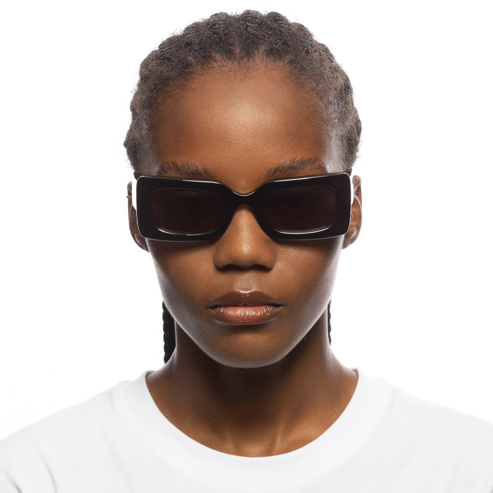 Damnedest Dalmation Tort Uni-Sex Rectangle Sunglasses | Le Specs