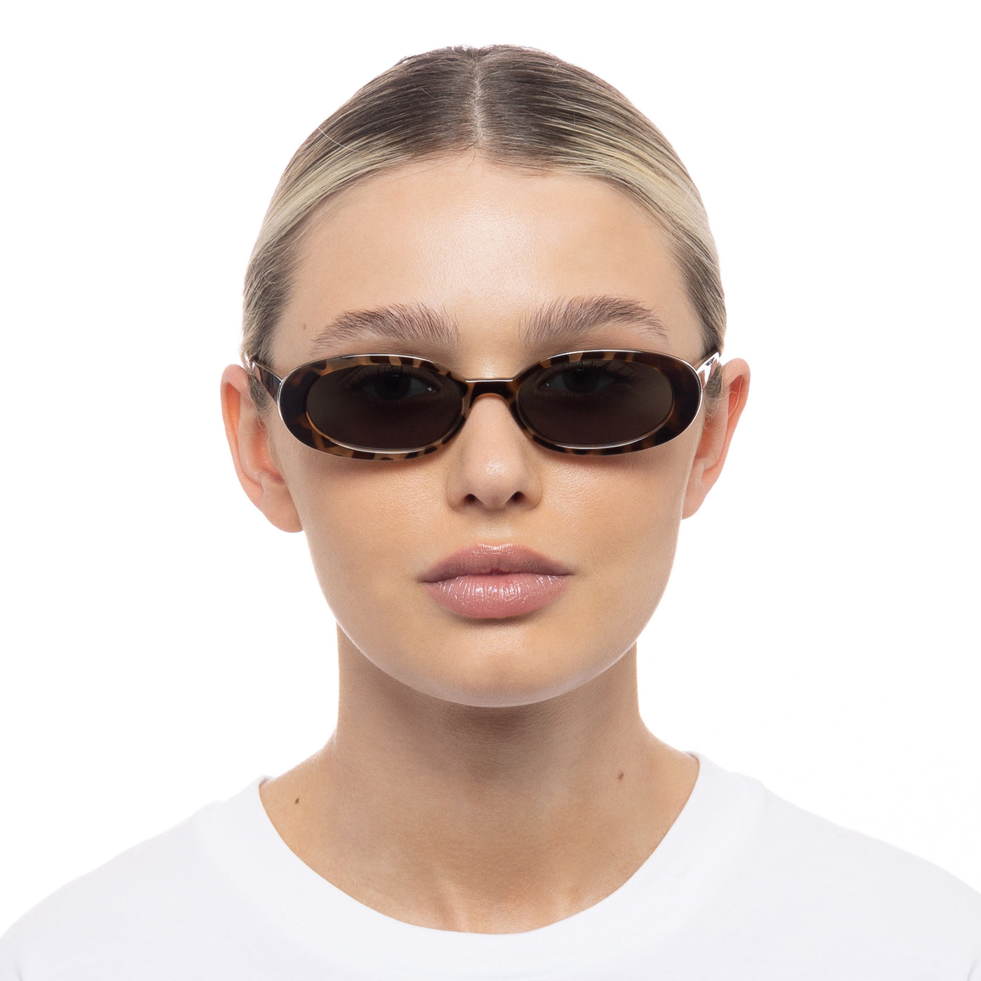 Bizarro Ltd Edt Bright Gold Tort Olive Mono Uni Sex Rectangle Sunglasses Le Specs 8802