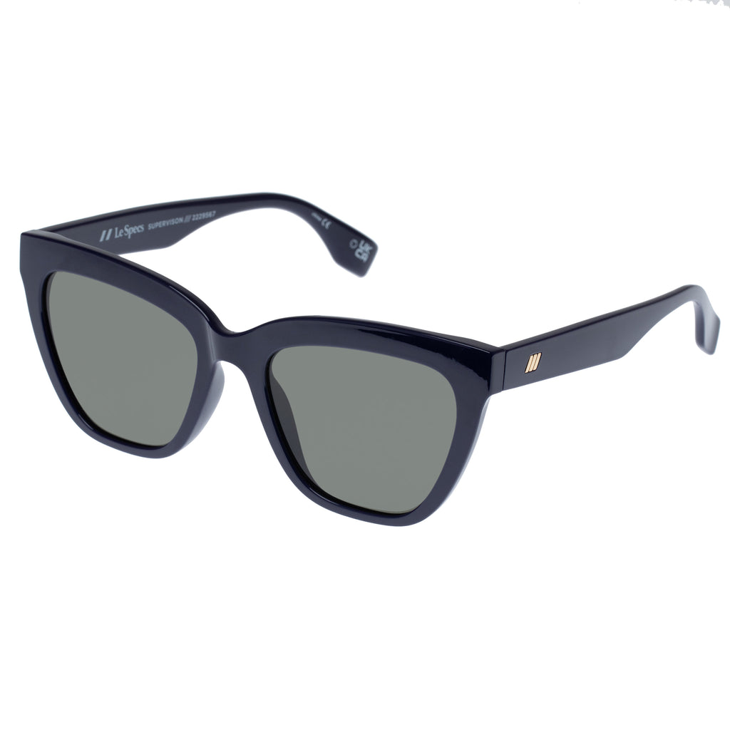 Enthusiplastic Midnight Navy Women's Cat-Eye Sunglasses | Le Specs